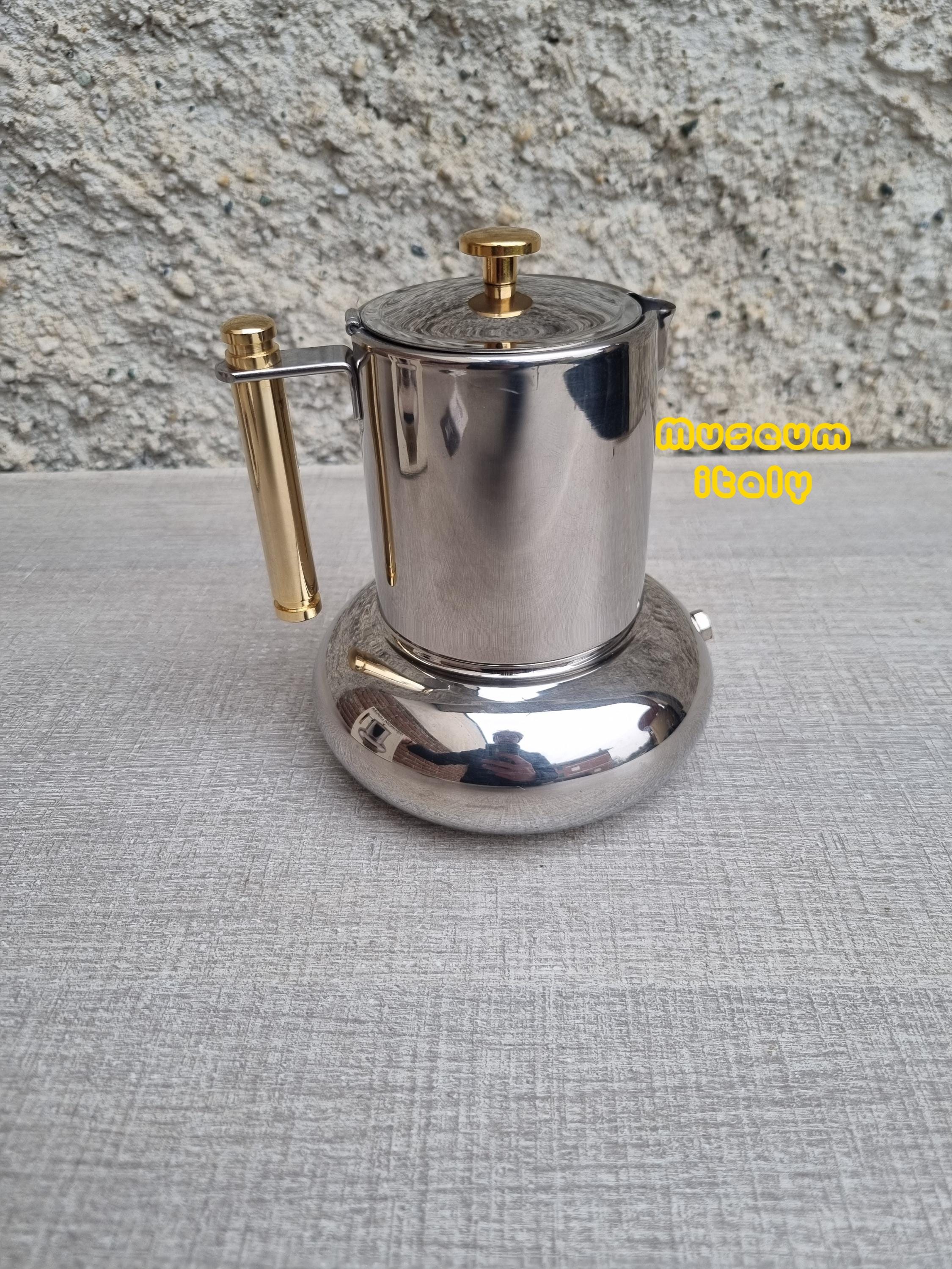 Italian Coffee Maker Lavazza Principessa 3 / 4 Cups Stainless