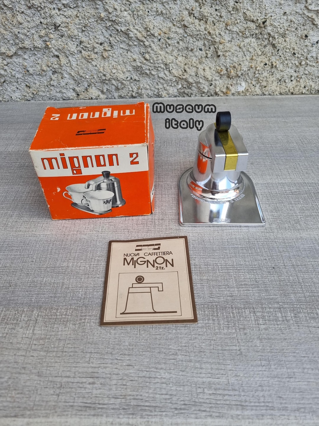 Cafetière italienne vintage MIGNON 2 tasses – OMG – Made in