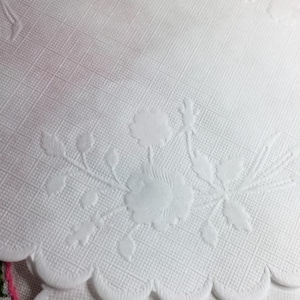 White Damask Rose Doilies for Junk Journals Mixed Media Collage Paper Craft