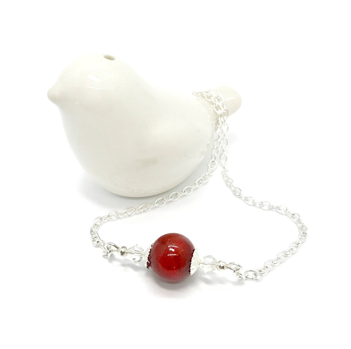 Funeral Flower Jewelry / Silver Flower Petal Necklace/ 1417 Etsy