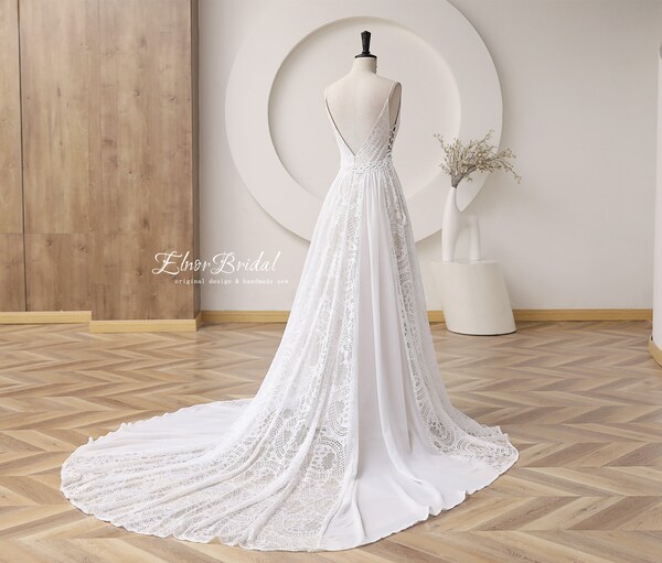 Elegant Lace Mermaid Wedding Gown  Sweetheart Sleeveless Backless Floor Length Bride Dress Sweep Train Custom Made main image 1