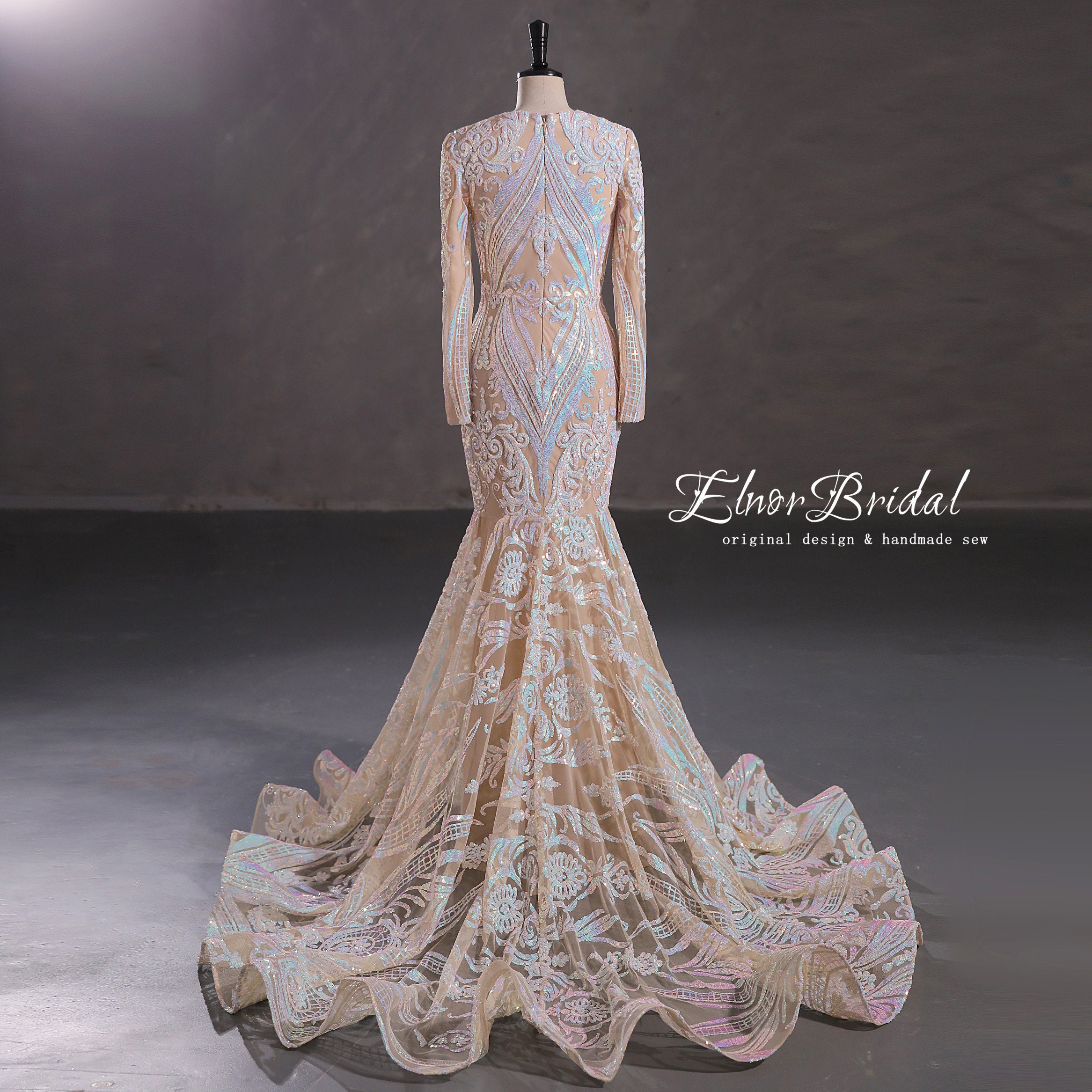 Verplanck Champagne Mermaid Prom Off The Shouler Satin Evening Dress