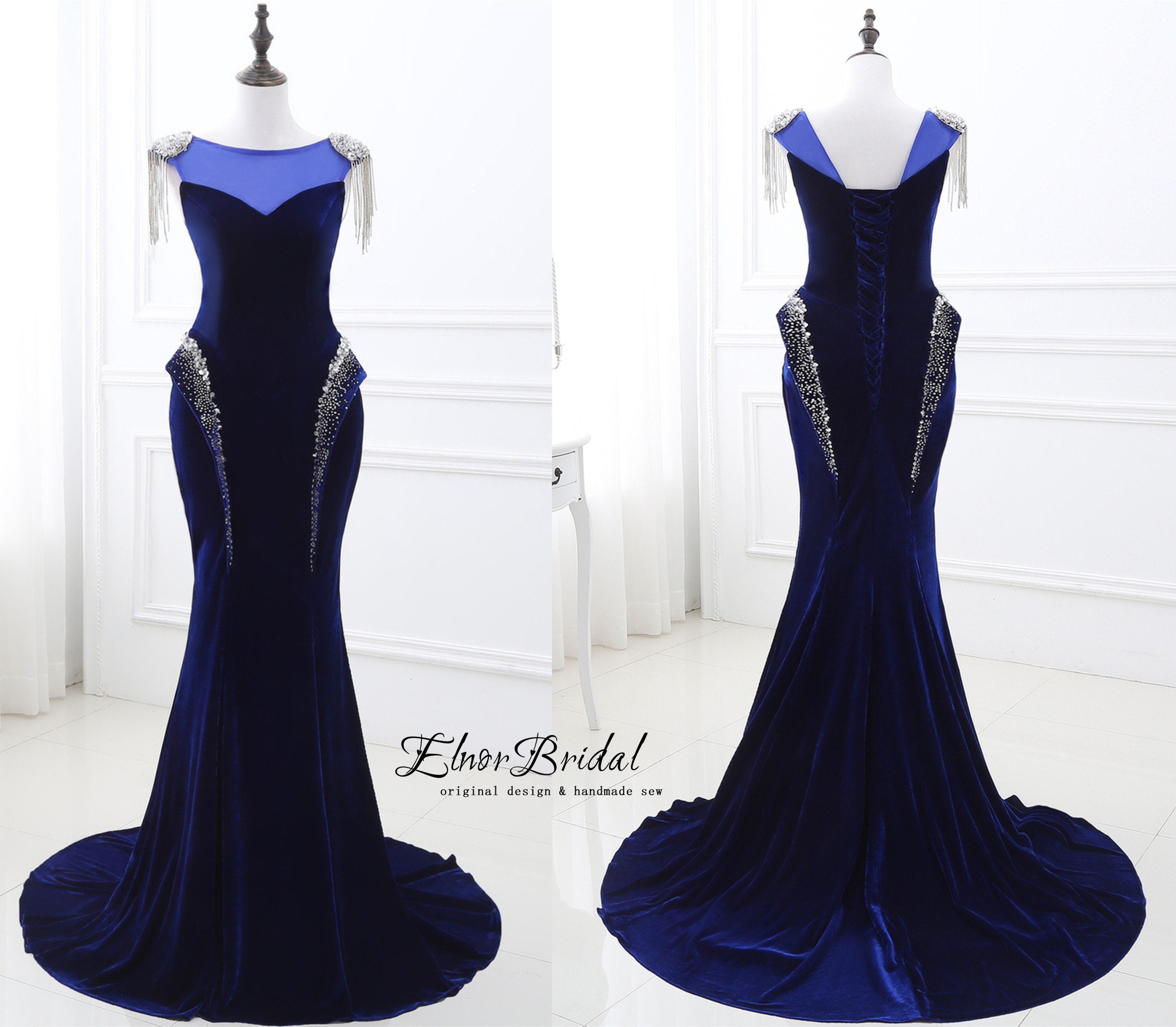 Navy Blue Gowns -  Canada