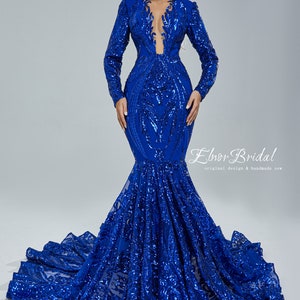 Elegant Mermaid Prom Dresses Floor Length Formal Party Dress Burgundy Prom Gowns