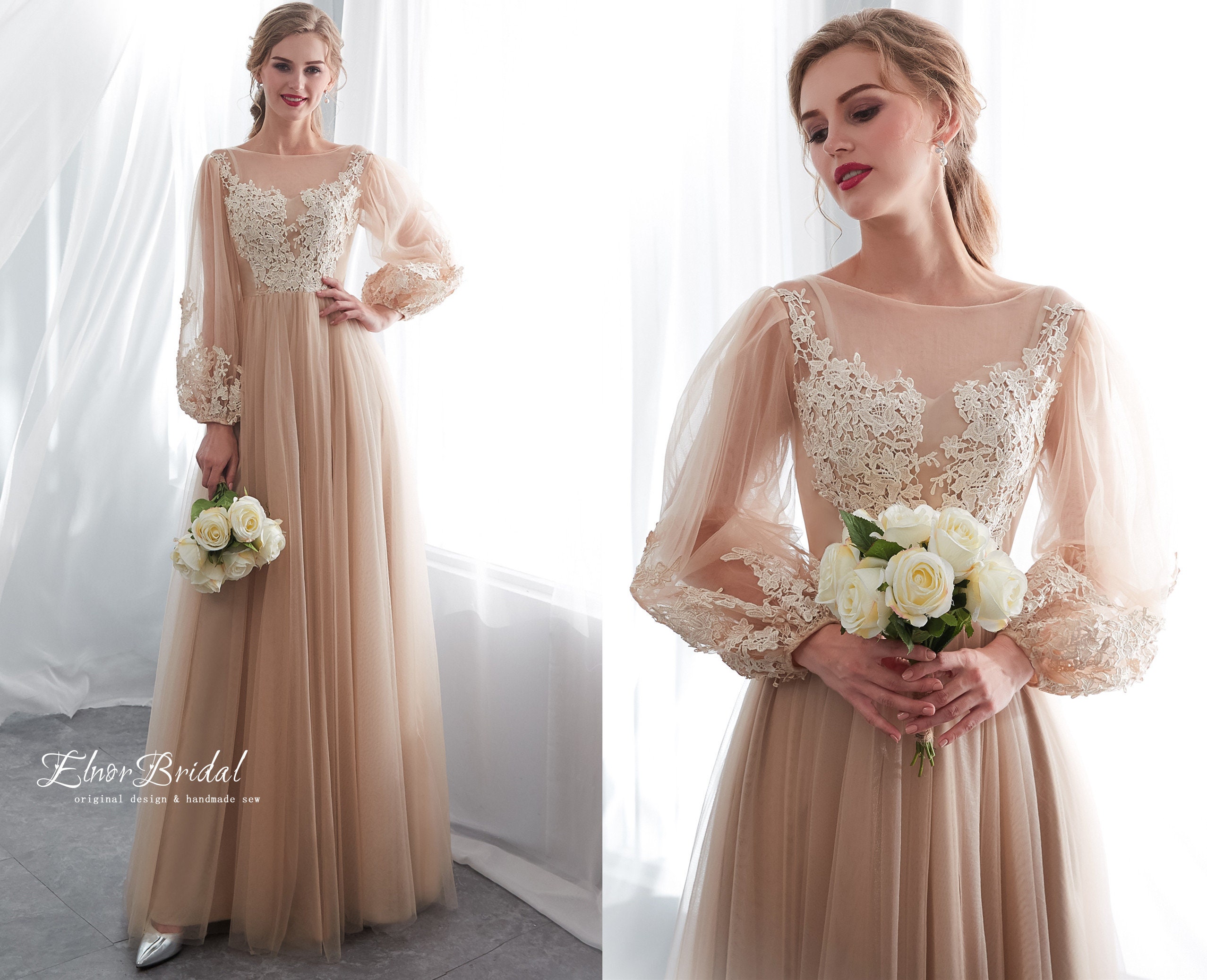 Long Sleeve Gown -  Canada