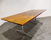 Charles Ray Eames dining table or conference table 1960s - vintage eames table - vintage eames desk - vintage dining table