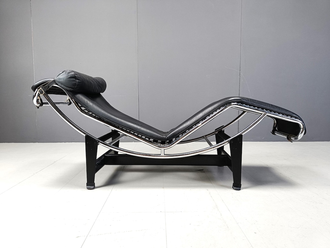 椅子 Cassina LC4 CHAISE LONGUE 4 Chaise Longue à Réglage Continu, 60 - Cassina
