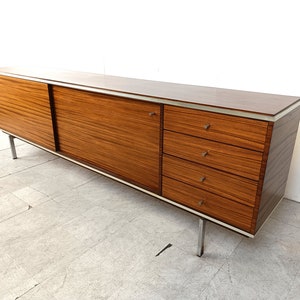 Vintage dressoir van Pieter De Bruyne voor AL Meubel, jaren 60 modern dressoir uit het midden van de eeuw belgisch design dressoir afbeelding 7