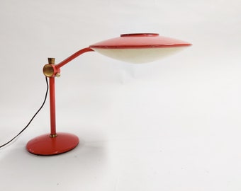 Dazor desk lamp model 2008, 1950s - mid century modern desk lamp - adjustable desk lamp - space age desk lamp