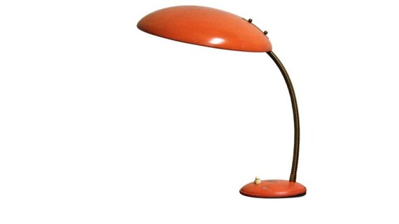 orange desk lamp