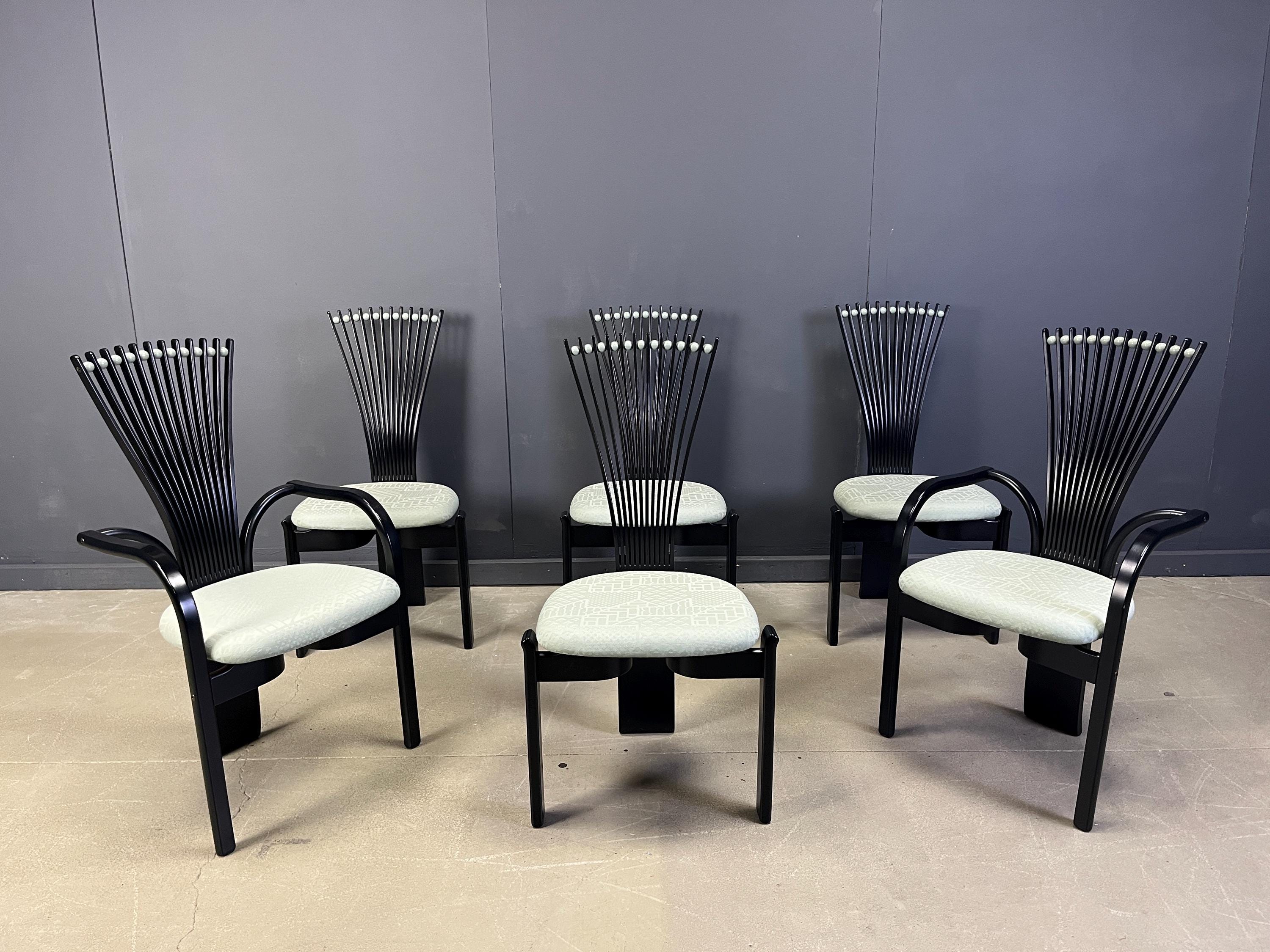 Totem Chairs by Torstein Nilsen for Westnofa, 1980s Set of 6