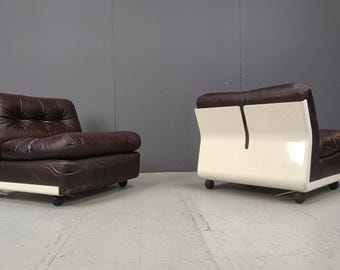 Model Amanta Modular Sofa by Mario Bellini for B&B Italia, 1970s - italian sofa - mario bellini chair - mid century modern sofa