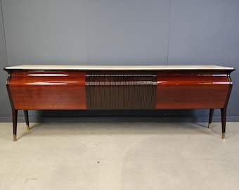 Credenza by Osvaldo Borsani for Atelier Borsani Varedo, 1950s - mid century highboard - italian design sideboard