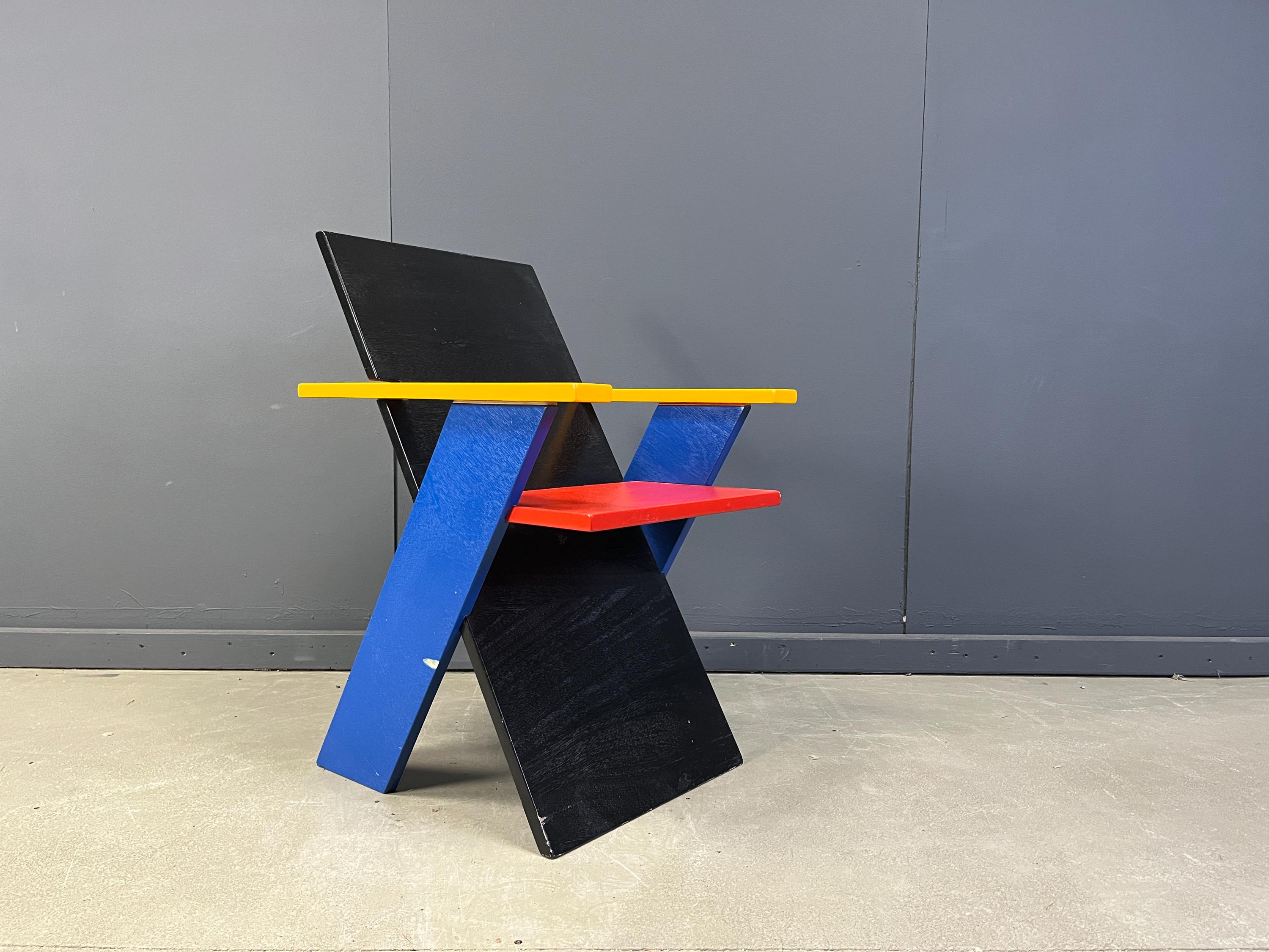 Vintage Postmodern Chair - Etsy
