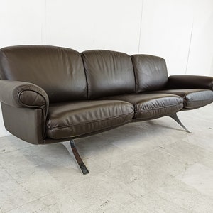 De sede DS31 sofa in brown leather, 1970s - mid century modern sofa - vintage leather sofa - design sofa - design couch