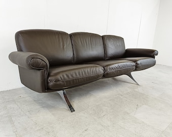 De sede DS31 sofa in brown leather, 1970s - mid century modern sofa - vintage leather sofa - design sofa - design couch