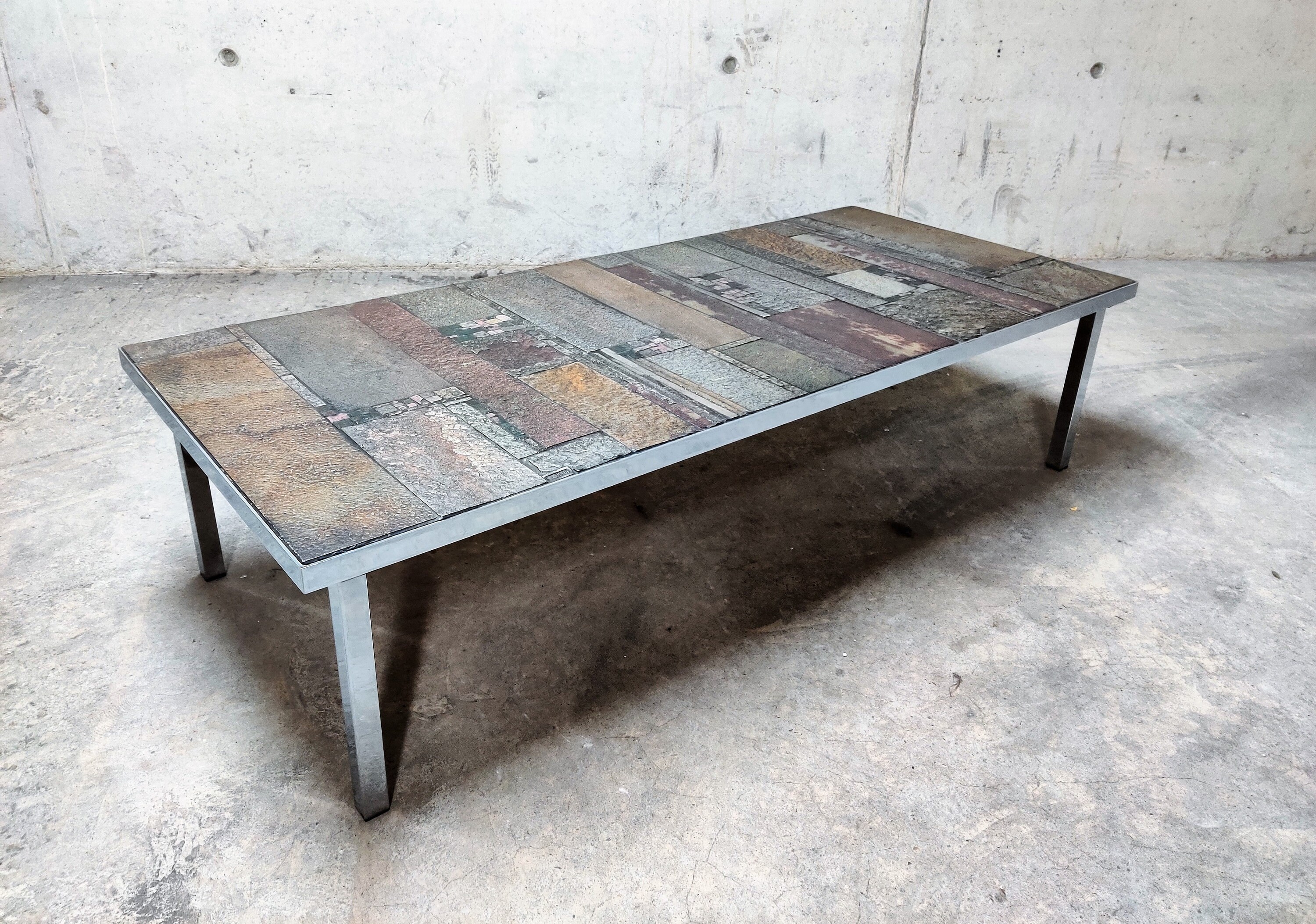 Brutalist Coffee Table by Pia Manu for Amphora 1960s Mid - Etsy Singapore
