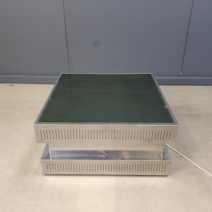 希少　ミッドセンチュリー　スペースエイジ　コーヒーテーブル ガラステーブル　レア ミッドセンチュリー スペースエイジ センターテーブル ガラス