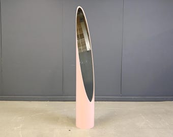 Unghia mirror by Rodolfo Bonetto, Italy 1970s - mid century floor mirror - vintage mirror