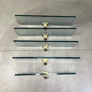 Vintage Glass Shelves - Etsy Canada
