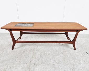 Bio Couchtisch von Louis Van Teeffelen für WEBE - Niederlande - 1960er Jahre - minimalistisch - mid-century modern - vintage - Vintiques