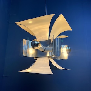 Italian space age chandelier, 1960s - vintage italian chandelier - italian modern chandelier - vintage chandelier - design lamp