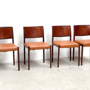 Vintage scandinavian dining chairs, 1970s - vintage design chairs - mid century modern dining chairs - danish dining chairs