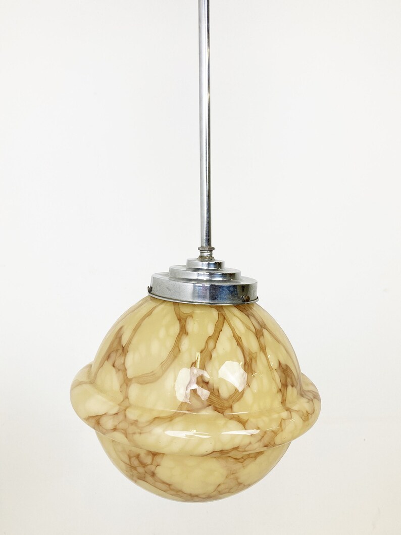 Antique Art Deco Pendant Light 1930s Art Deco Hallway Light - Etsy