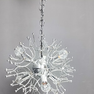 Sputnik chandelier by sciolari, 1960s - vintage sputnik chandelier - chrome sputnik chandelier - mid century modern chandelier