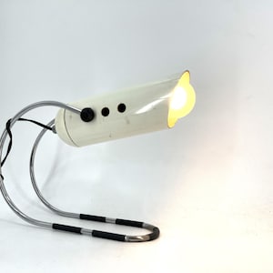 Vintage table lamp by Angelo Lelli for Lightolier, 1970s - space age table lamp - vintage italian table lamp