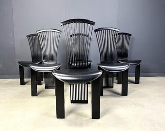 ミッドセンチュリーモダンブルーダイニングチェア2脚セット / 木製