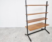 Mid century bookshelf by Olof Pira for String AB, 1960s - teak wall unit - modular wall unit - vintage wall unit - vintage etagere