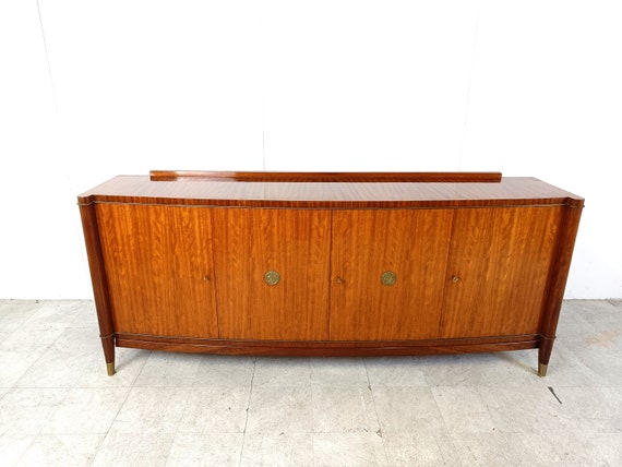 Art Deco voltaire Sideboard by Decoene Freres 1950s Mahogany Sideboard Art Deco Design Sideboard Wooden Credenza Etsy