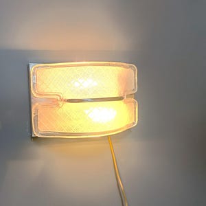 Vintage murano glass wall sconces, 1970s - vintage design wall lamps - italian wall lamps
