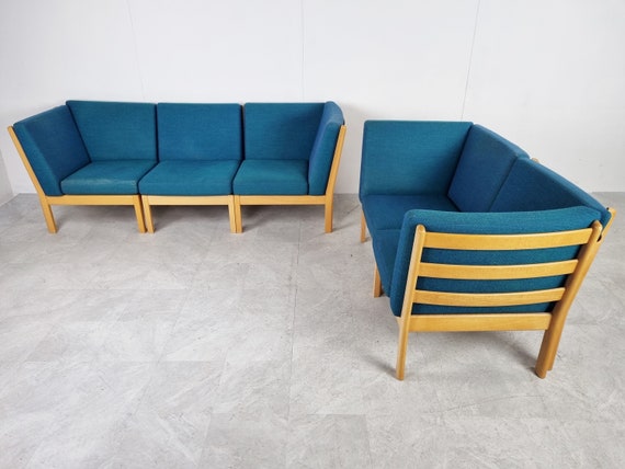 GE280 Modular sofa by Hans Wegner for Getama, 1980s - vintage modular sofa - mid century modern sofa