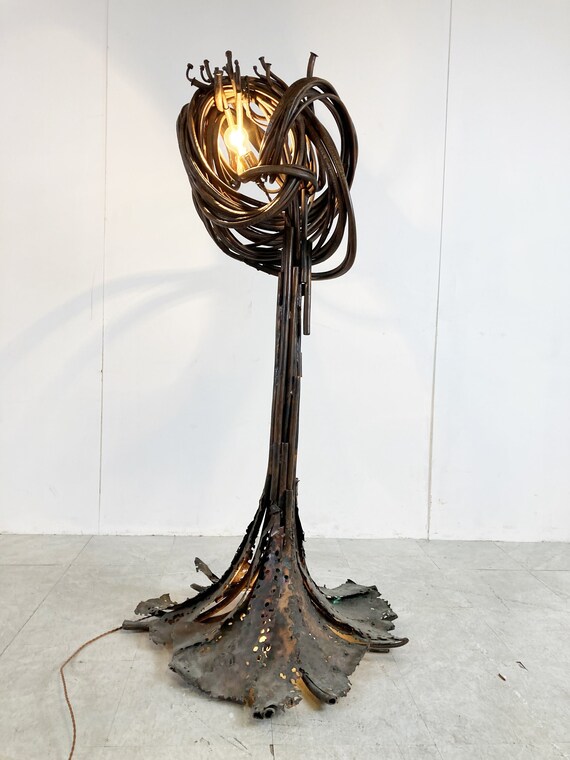 Vintage copper floor lamp online