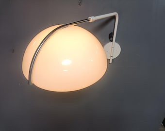 Vintage wall lamp by Luigi Massoni for Guzzini, 1970s - vintage italian wall lamp - guzzini wall lamp