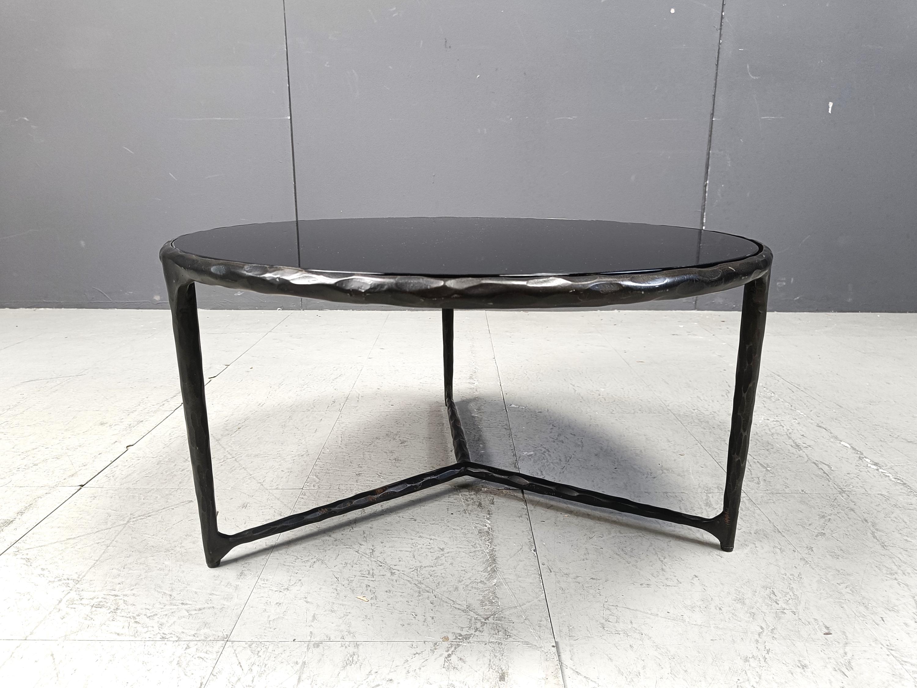 table basse acier design