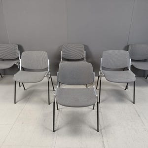 Vintage Dsc 106 Side Chairs By Giancarlo Piretti For Castelli, Set Of 6  - italian dining chairs - vintage dining chairs - vintage chairs