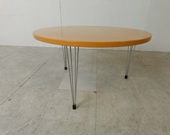Vintage Danish Side Table Hairpin Legs by PIN AGE Table Design