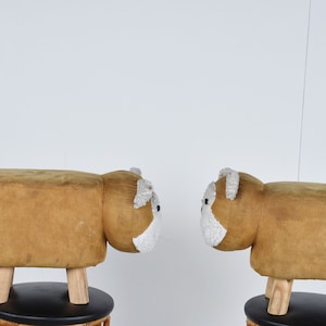Vintage sheep stools, 1960s - vintage stools - mid century stools - decorative sheep