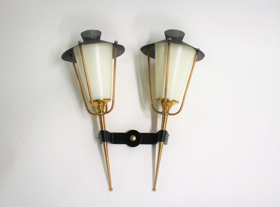 vintage mid century wall sconces