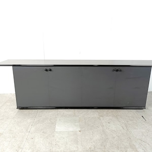Vintage 1980s sideboard - vintage postmodern sideboard - lacquered sideboard - vintage design sideboard