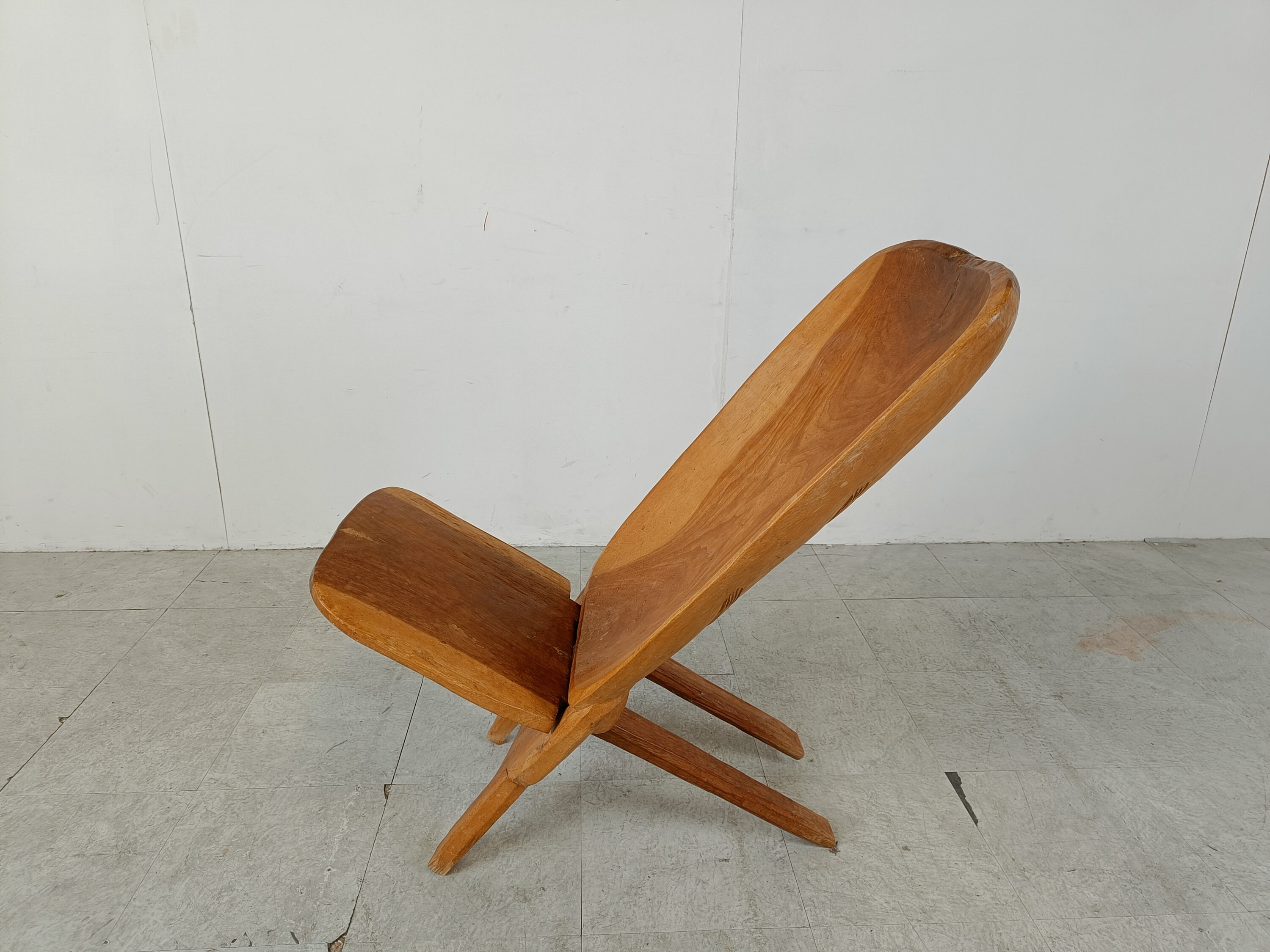 ヴィンテージのアフリカの出産用椅子、1950年代 - ミッドセンチュリー