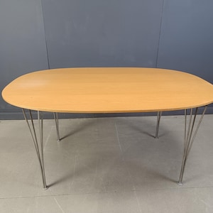 Superellipse Table by Bruno Mathsson and Piet Hein for Fritz Hansen - vintage dining table - design dining table