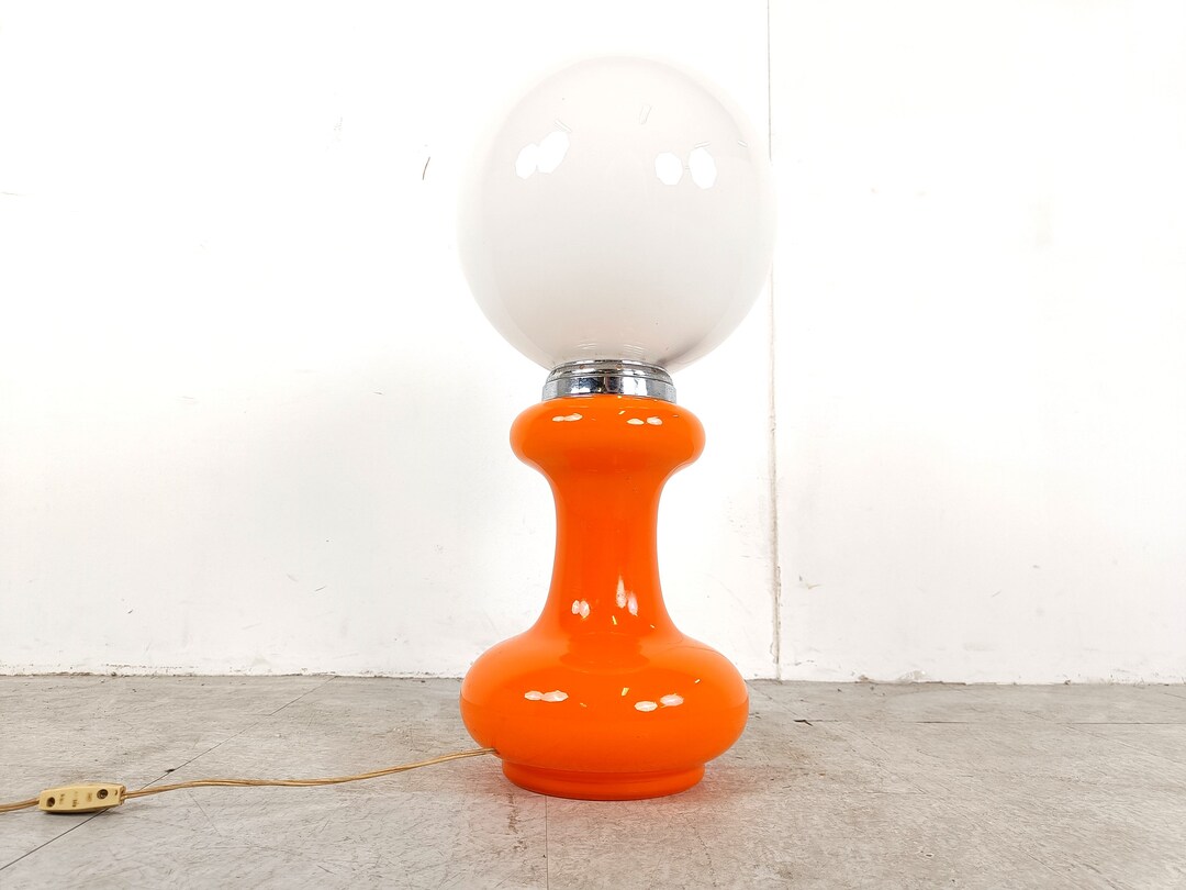 Vintage Table Lamp by Mazzega, 1960s Mid Century Table Lamp Vintage