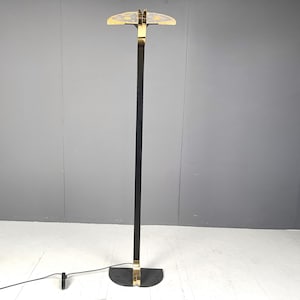 Vintage murano glass floor lamp, 1980s - vintage italian design floor lamp -vintage design floor lamp