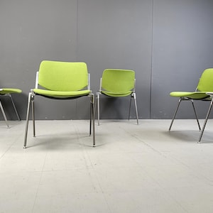 Vintage Dsc 106 Side Chairs By Giancarlo Piretti For Castelli, Set Of 4  - italian dining chairs - vintage dining chairs - vintage chairs