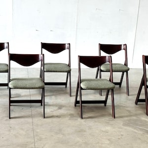 Mid century  italian dining chairs, 1960s - vintage italian design dining chairs - vintage design chairs