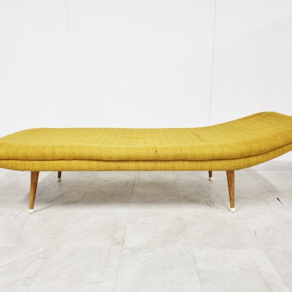 Méridienne milieu de siècle, années 1960 - méridienne vintage - méridienne design vintage - chaise longue vintage